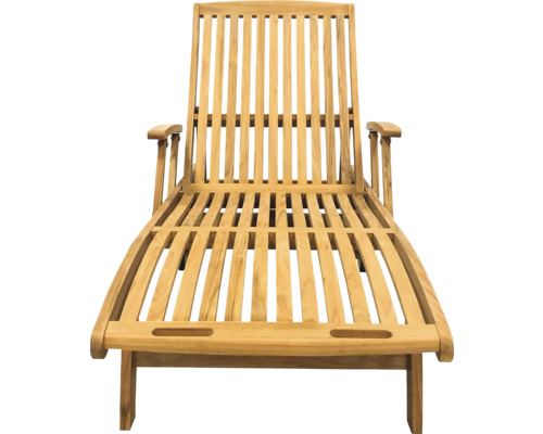 Teakhouten tuinligstoel
