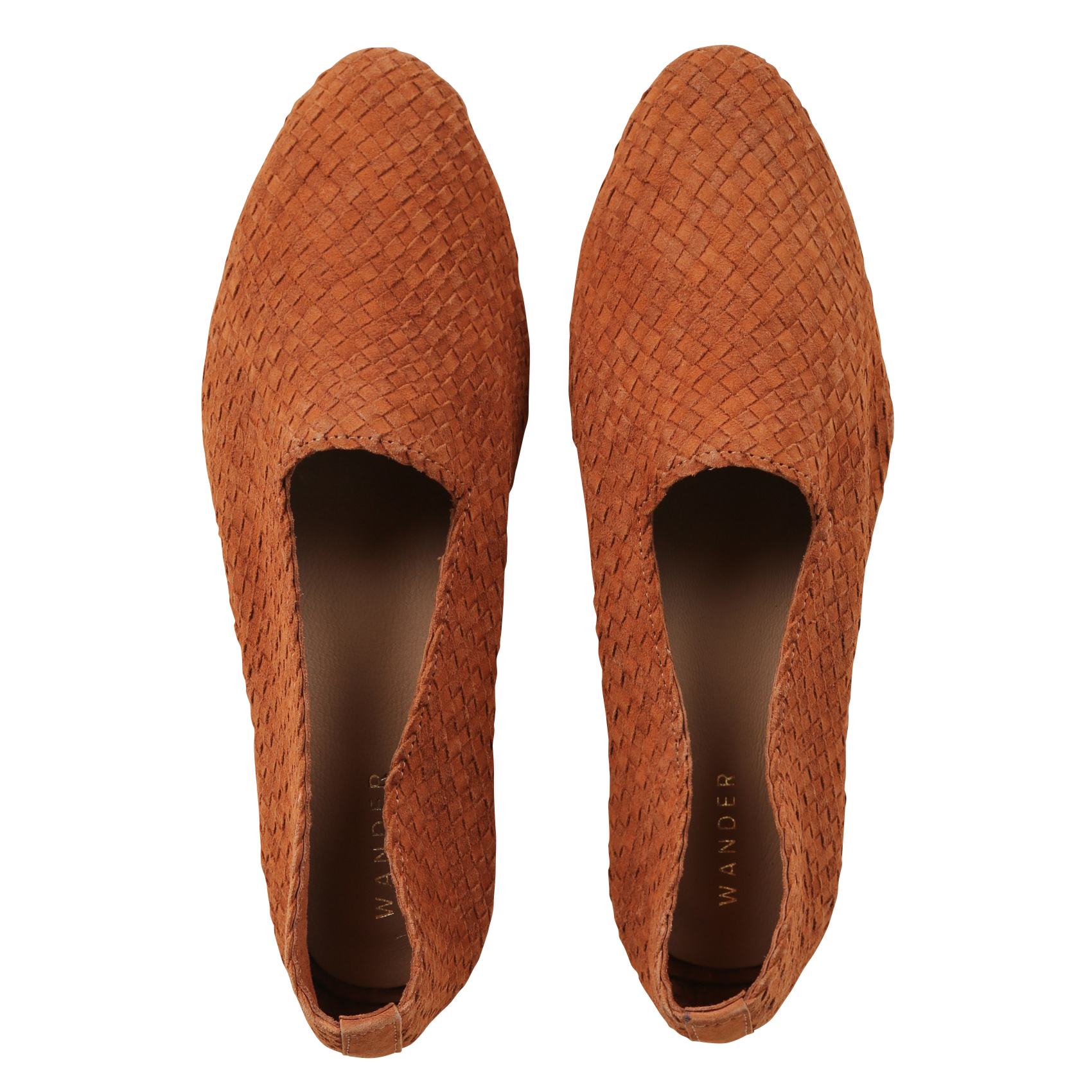 MILANO - Mocassins en cuir tressé | Marron