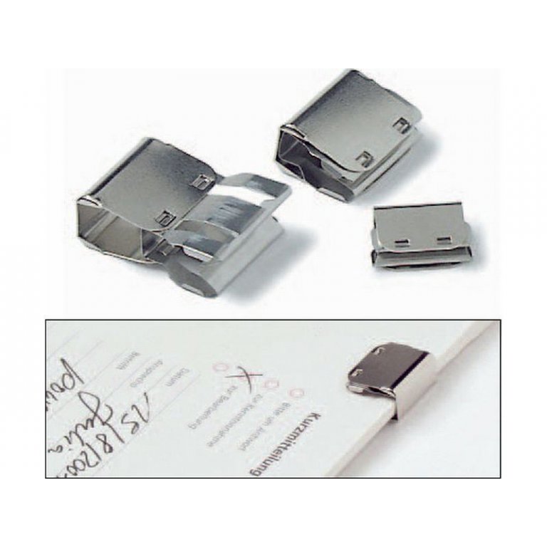 Slide-Clips vernickelt