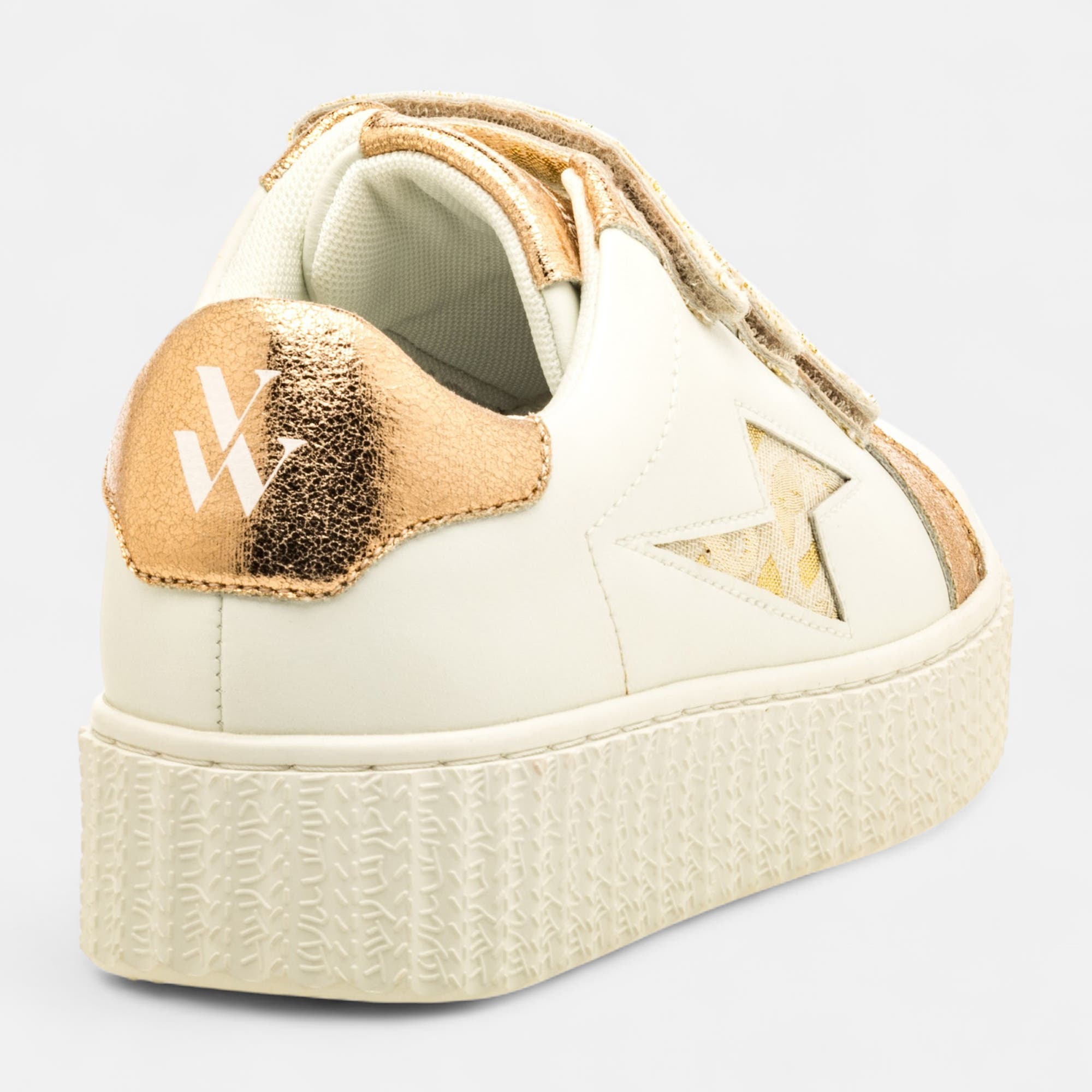 Baskets basses Femme or