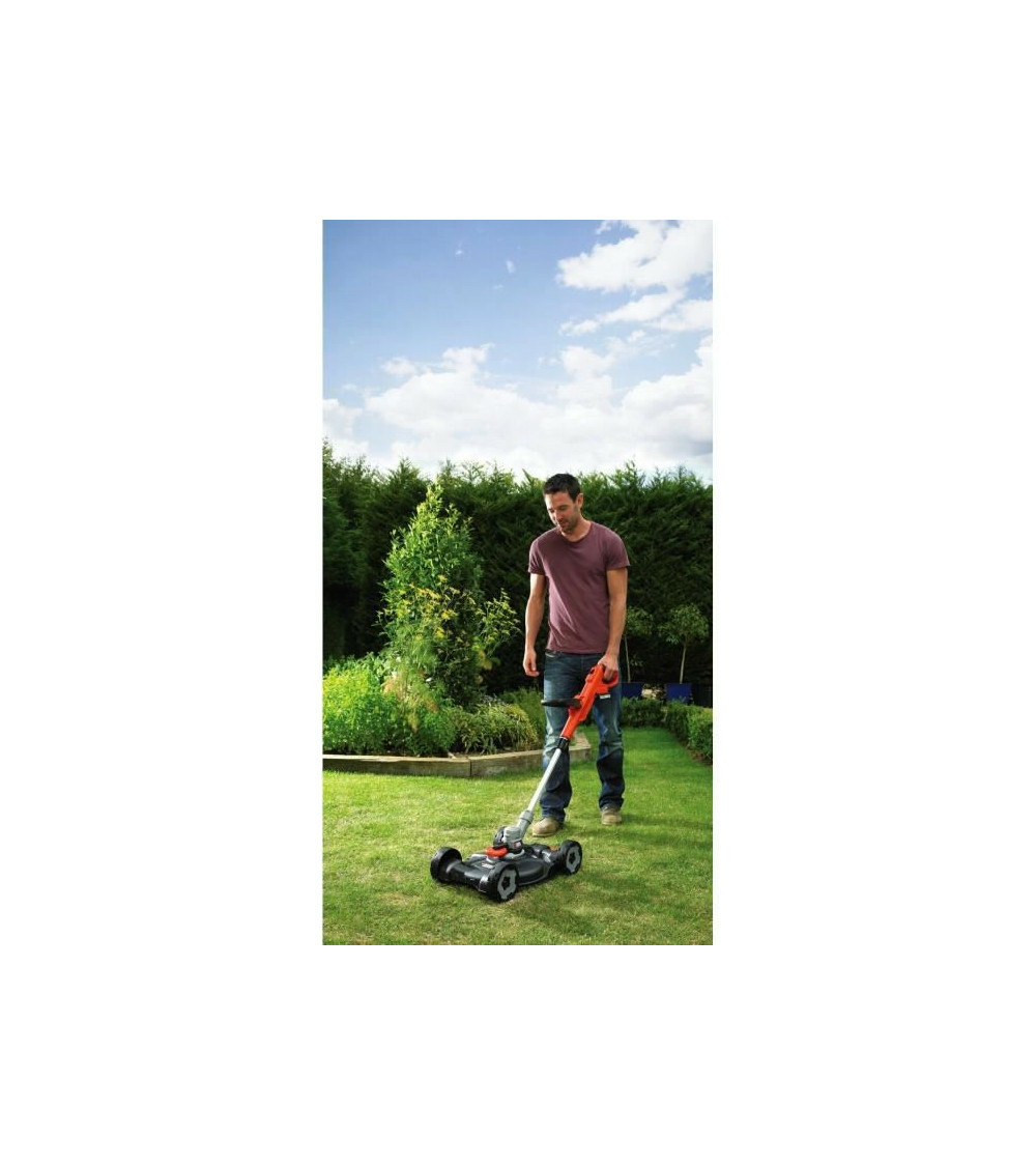 Black & decker outil 3en1 sans fil 28cm18v tondeuse a gazon