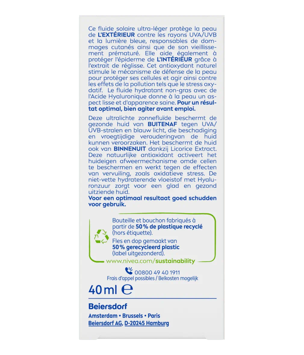 FLUIDE UV VISAGE TRIPLE PROTECT FPS 50