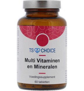 TS Choice Multi Vitaminen En Mineralen Tabletten 60TB