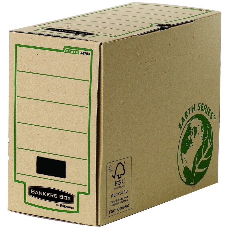 Fellowes Bankers Box® Earth Archivschachtel 4470301, 153 x 319 x 254 mm, braun, 1 Stück