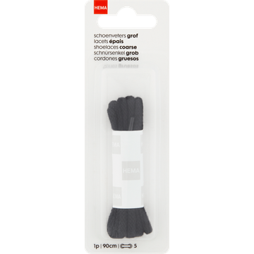 HEMA Schoenveters Grof Zwart 90 cm