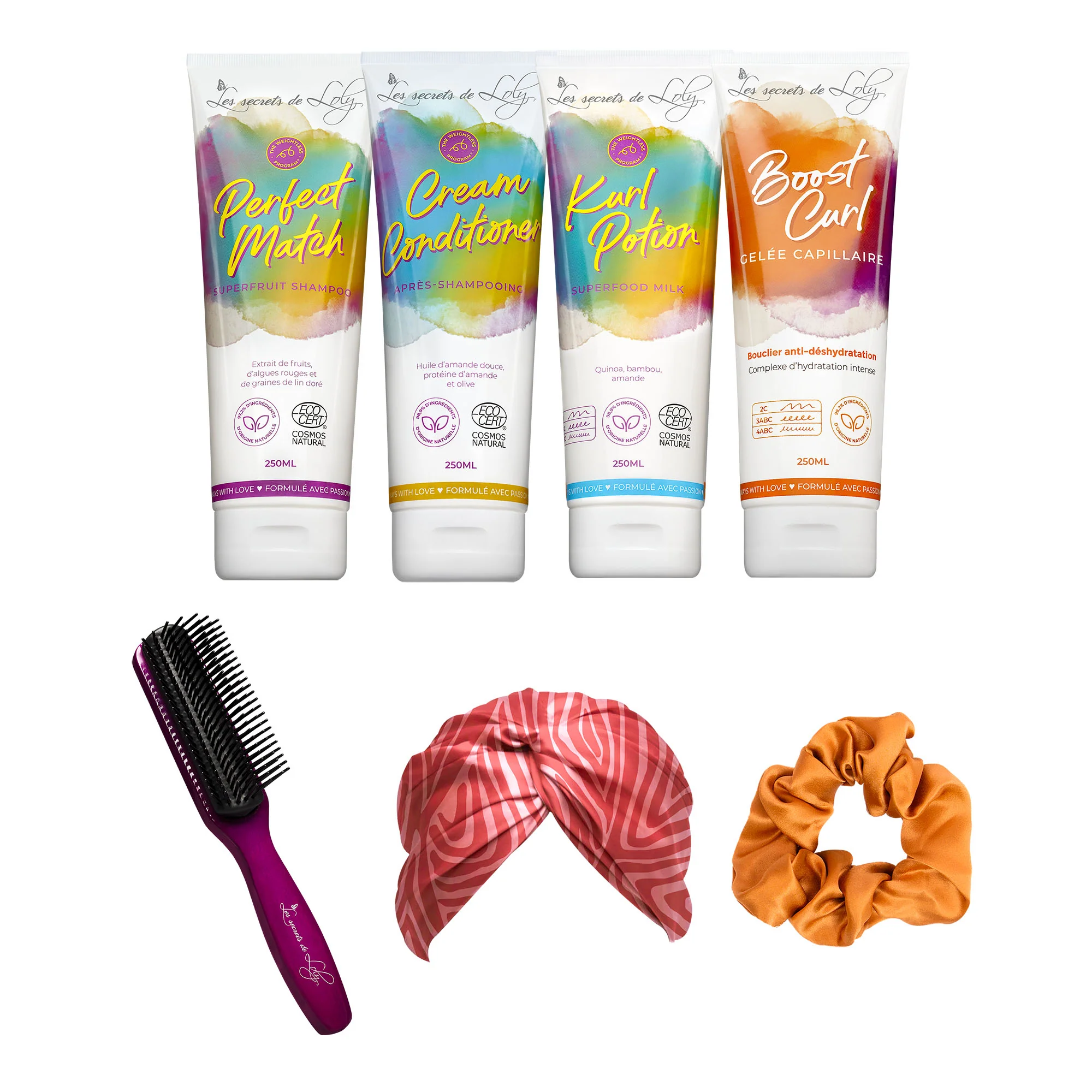 Rituel Cheveux Bouclés - 4 étapes et 3 accessoires pour sublimer vos b