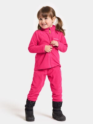 Didriksons Monte Fleecejakke, True Pink