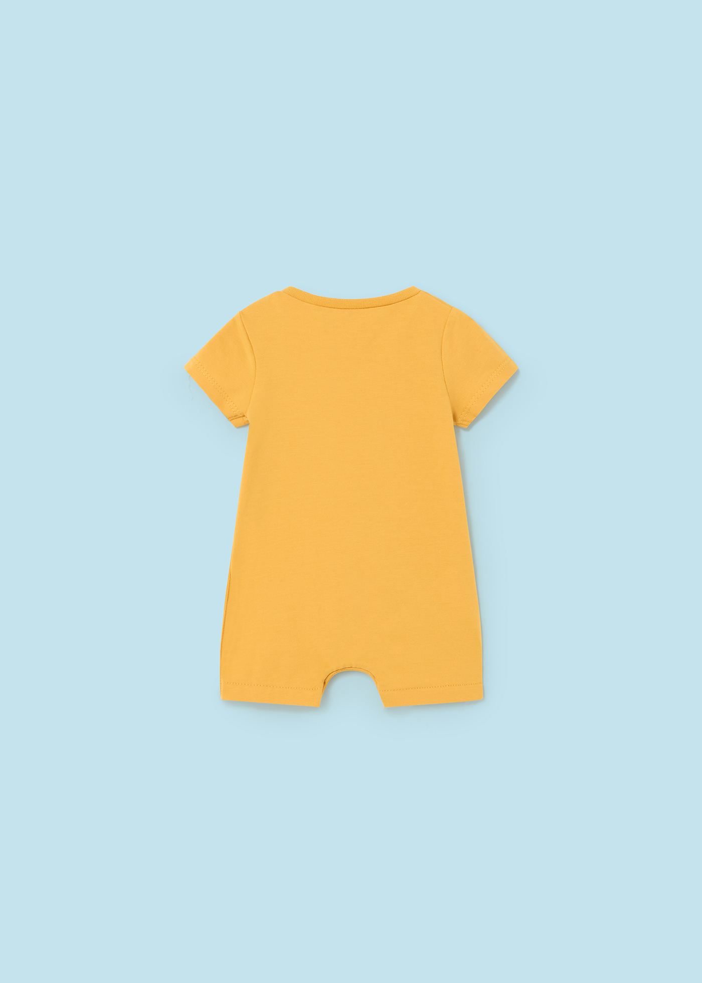 Conjunto de 2 macacões Better Cotton para recém-nascidos, cor milho.