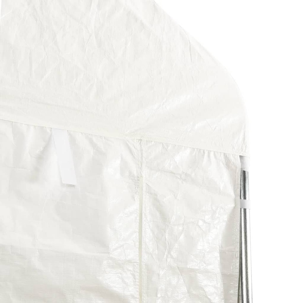 Belvédère avec toit blanc 17,84x5,88x3,75 m polyéthylène