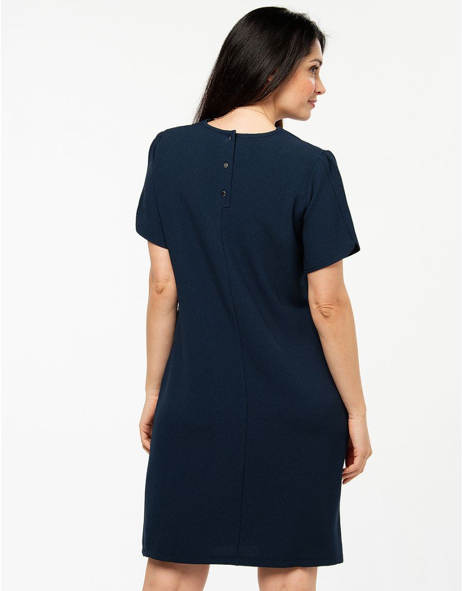 Robe marine droite