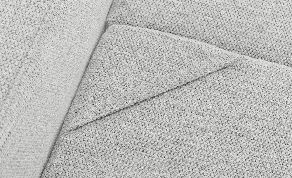 Ecksofa Silbergrau links