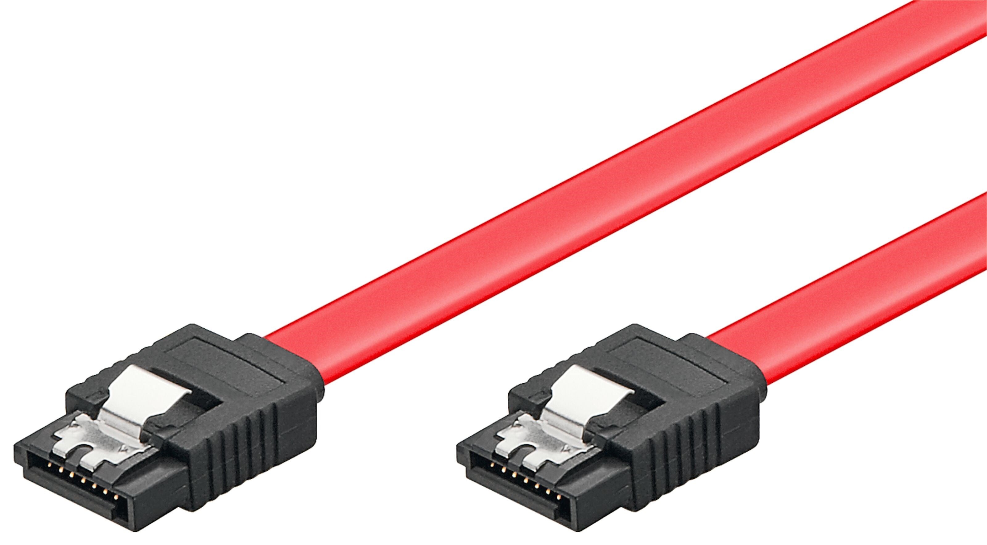 SATA 6 Gb/s-kabel med lås 0,3 m
