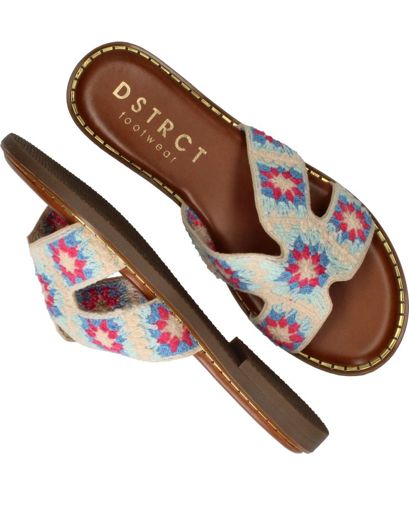 DSTRCT Slippers Multi Dames