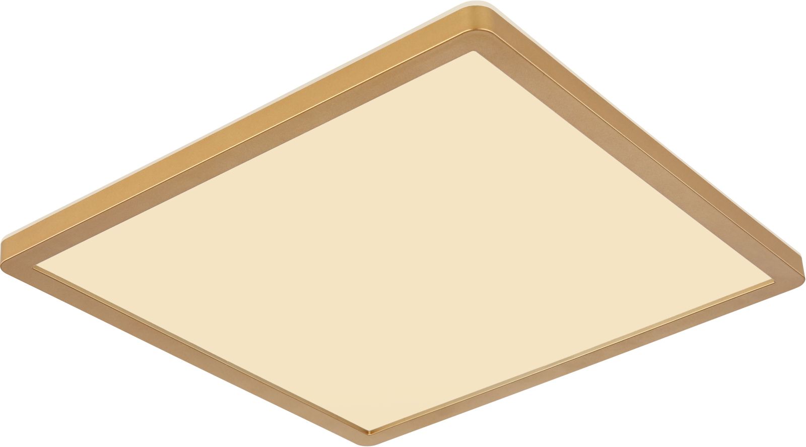 LED-Deckenleuchte - messingfarben - Memoryfunktion - 29,4 cm