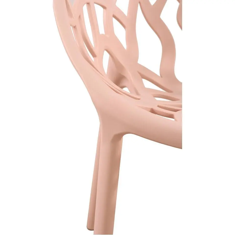 CLP Set van 2 Tuinstoel Hope Kunststof - roze
