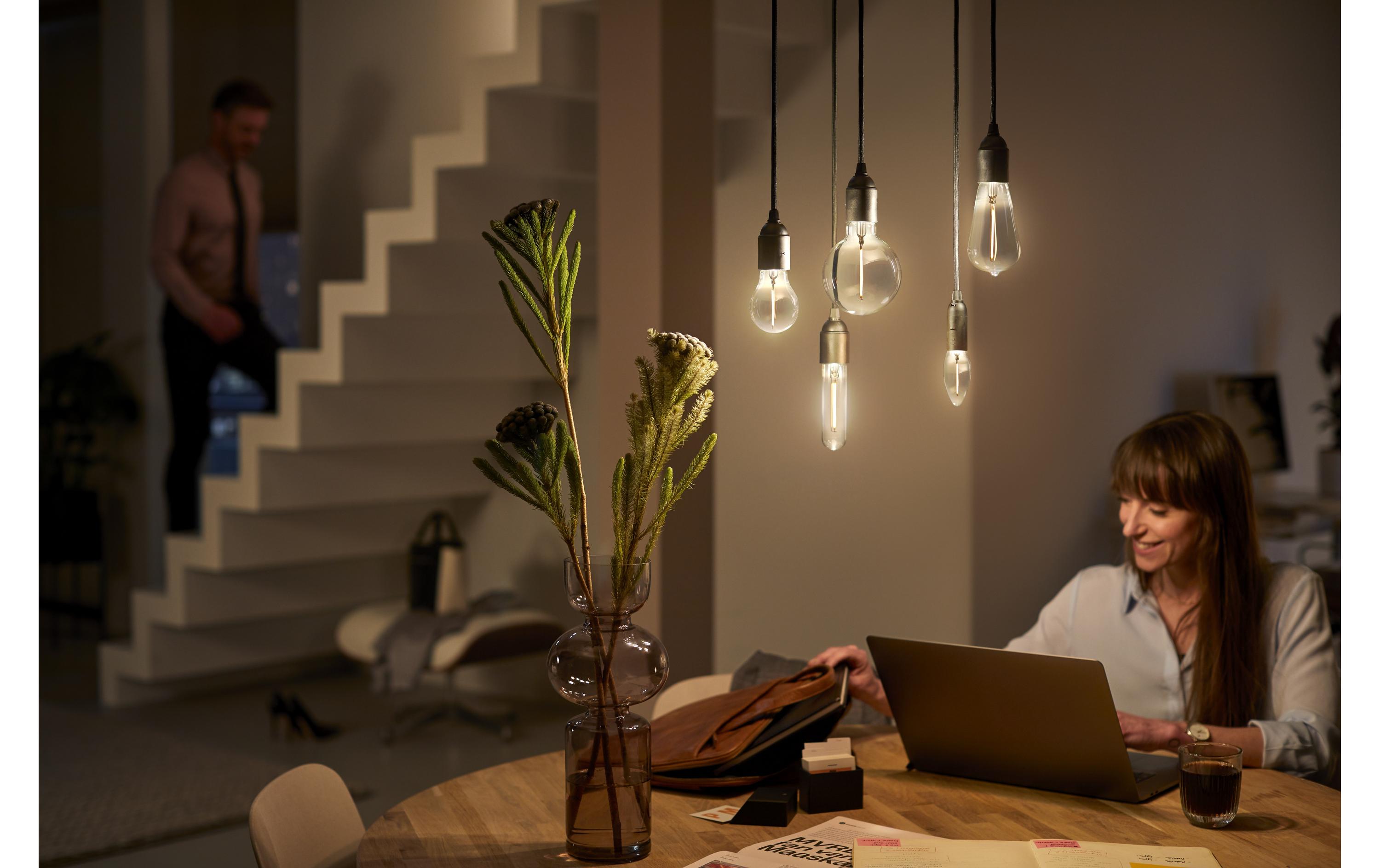 Lampe LEDcla 11W E27 T32 smoky ND WarmweissLeuchtmittel T32 mit Rauchglas