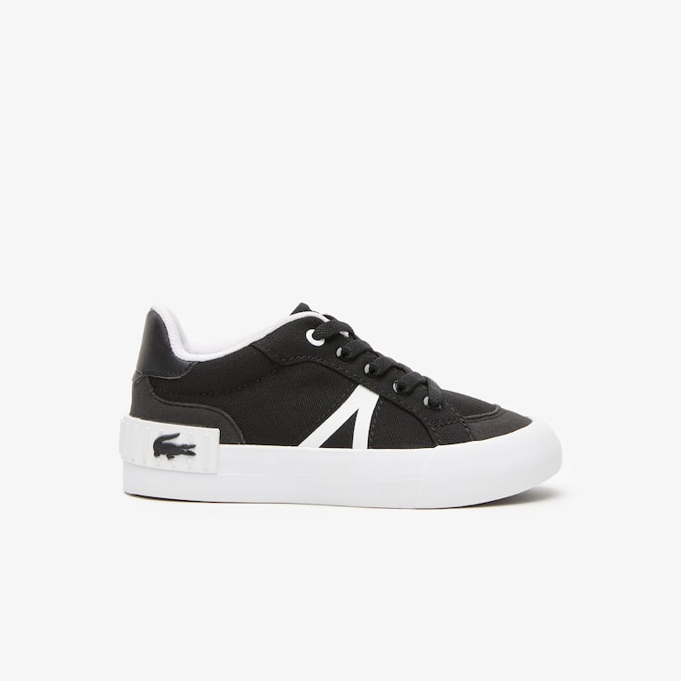 Sneakers L004 bébé Lacoste en textile Chaussures - Noir - Lacoste - Enfant