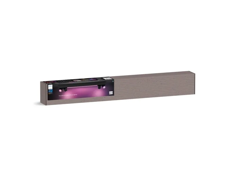 Philips Hue White and Color Ambiance Centris - Loftsspotlys - LED-lyspære/LED - total: 56.8 W - 16 millioner farver - 2000-6500 K - sort