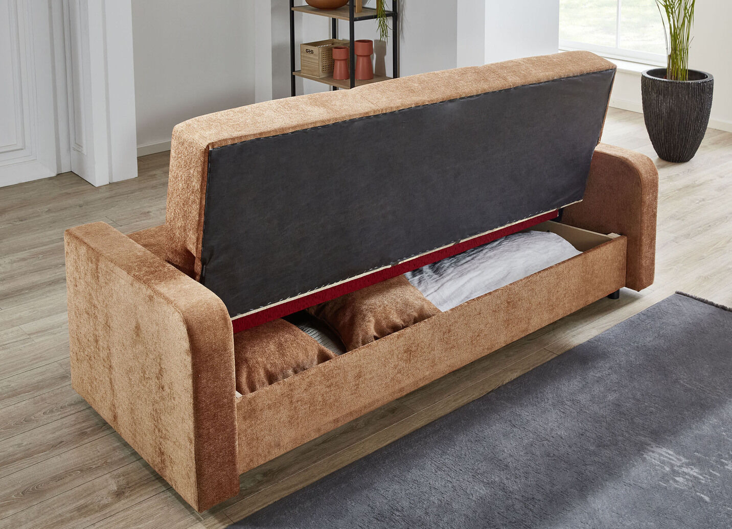 Schlafsofa mit Bettkasten