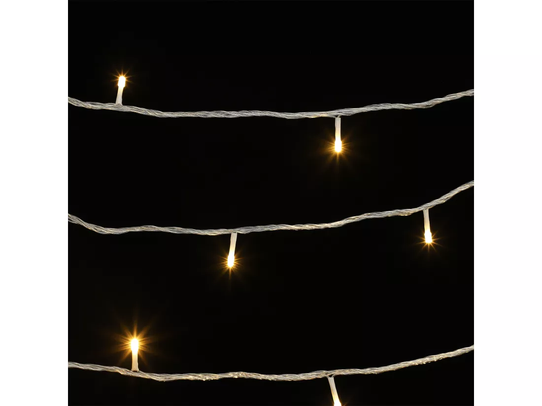 100M 600 LED Guirlande lumineuse Carnaval Mariage Extérieur Intérieur Jardin Éclairage, blanc chaud