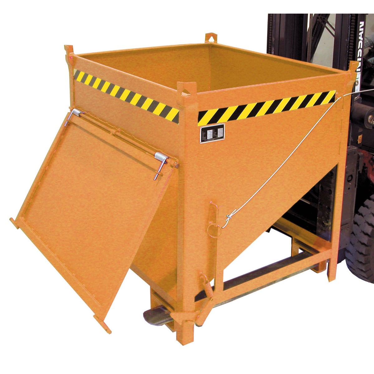 Bauer SGK 75 silocontainer, gelakt, geeloranje