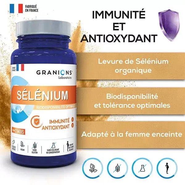 Cápsulas de Selênio Granions 60