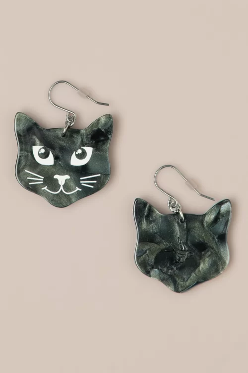 Erstwilder Black Cat oorbellen