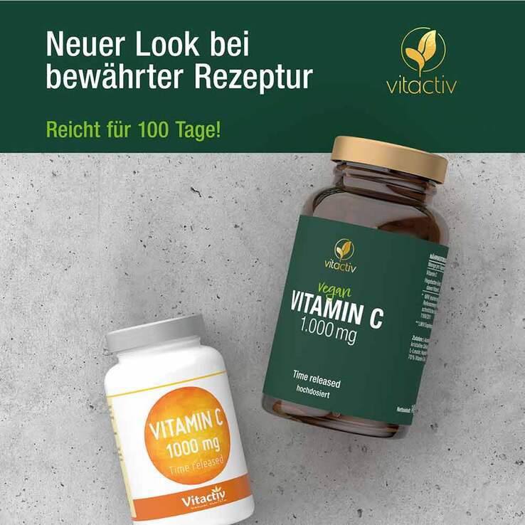 Vitamin C 1000 mg Time Released Tabletten, 100 St