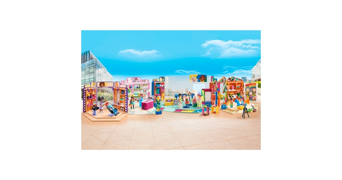 PLAYMOBILmyLife - Kapsalon Constructiespeelgoed  (71535)