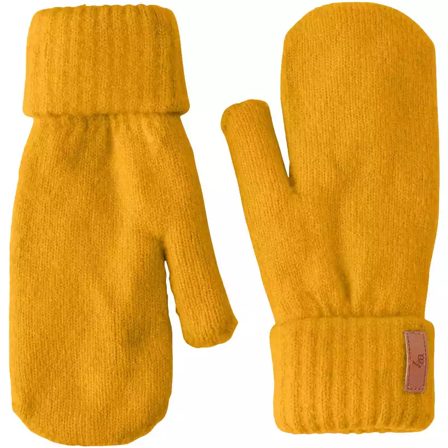 BabyMocs Handschuhe Vegan senfgelb