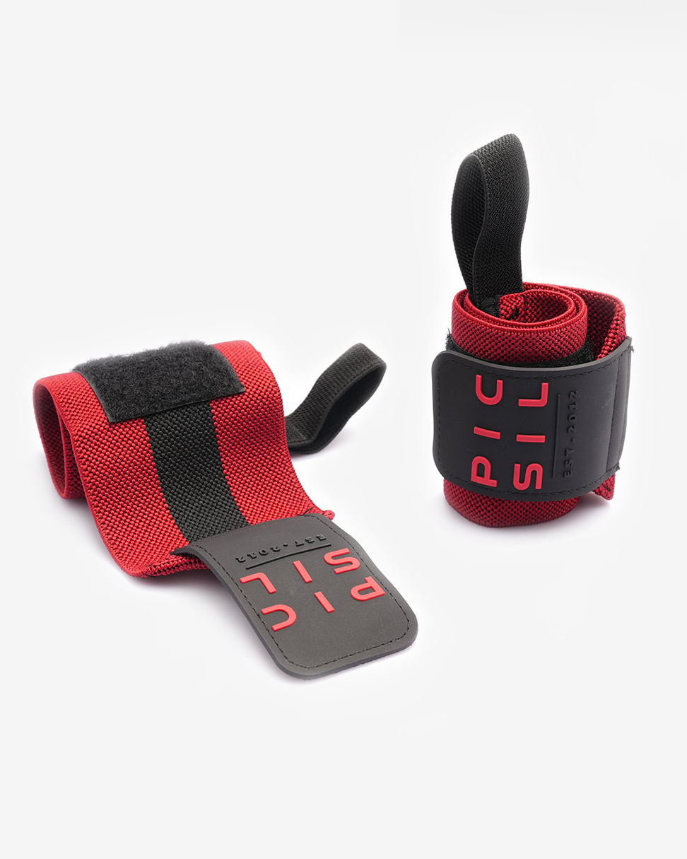 Picsil Wrist Wraps Red - One-Size