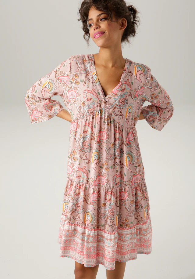 Aniston CASUAL Tunikakleid mit fantasievollem Druck