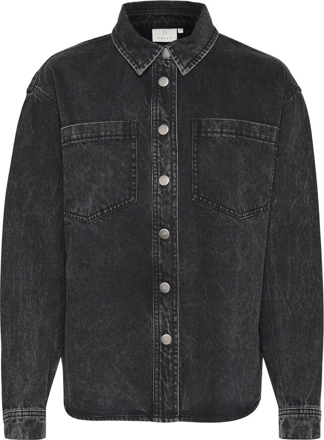 Kaffe KAemma Denim Shirt Medium grey denim