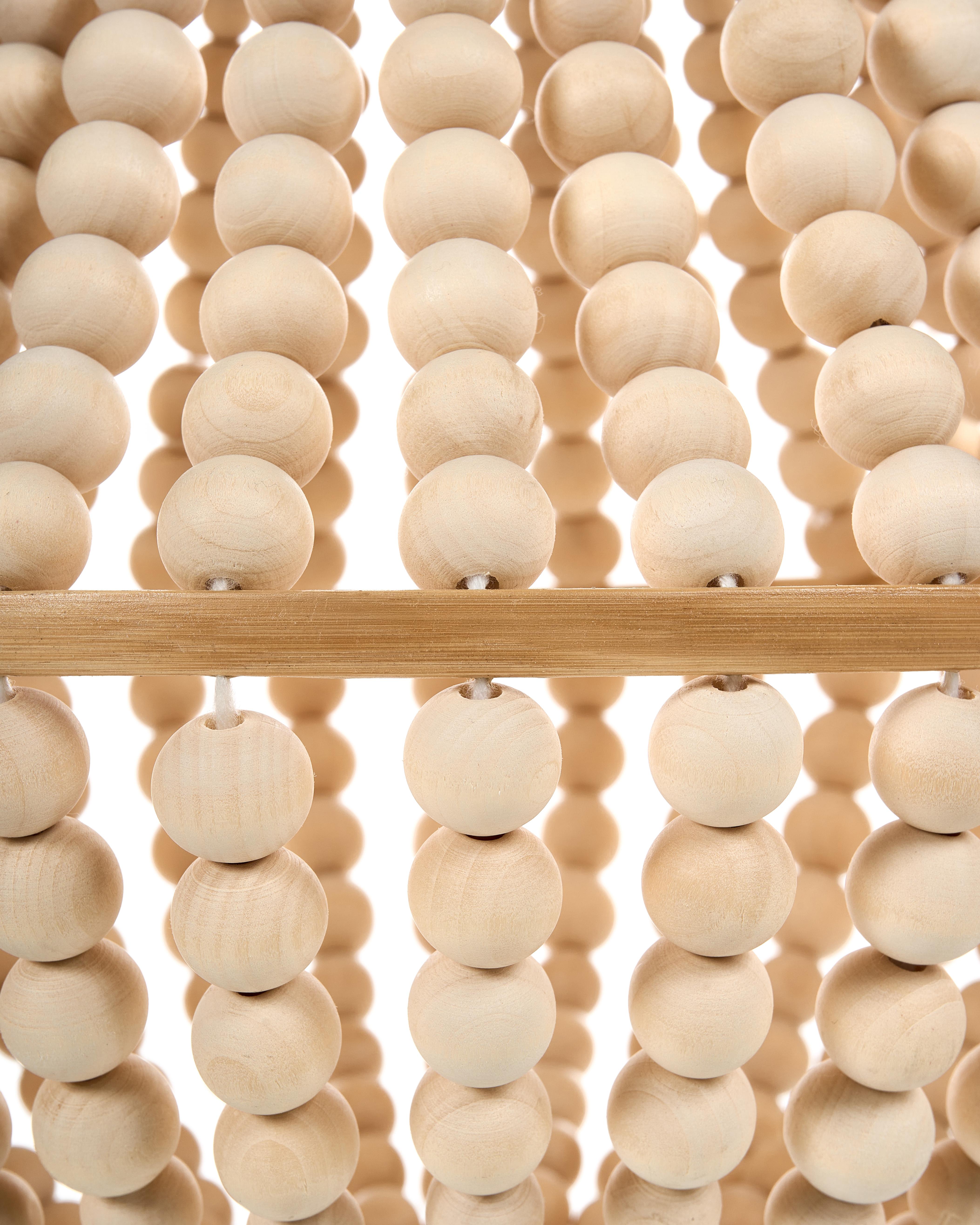 Kroonluchter KUMBUKKAN Hout Lichtbruin