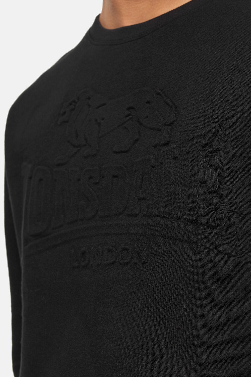 Lonsdale Herren Rundhals Sweatshirt normale Passform DUISKY