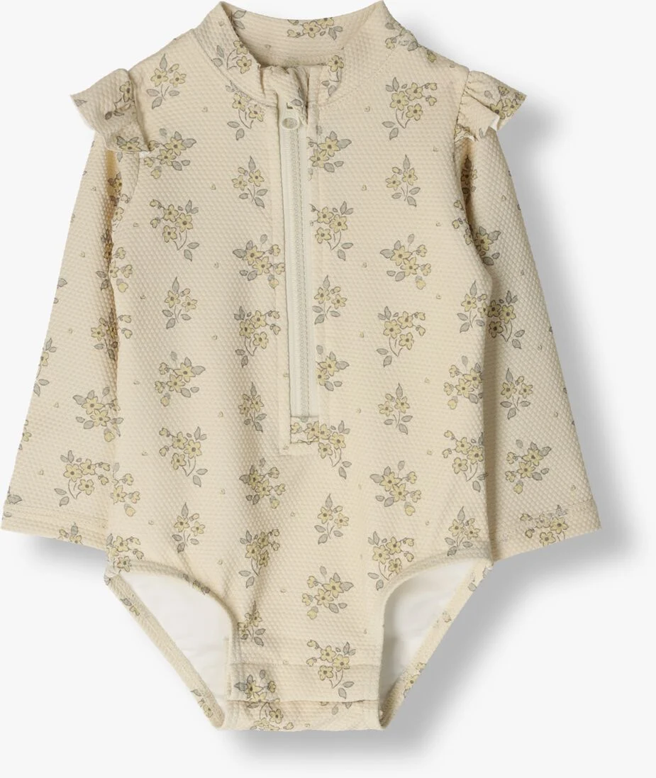 QUINCY MAE beige quincy mae  byron rashguard one-piece