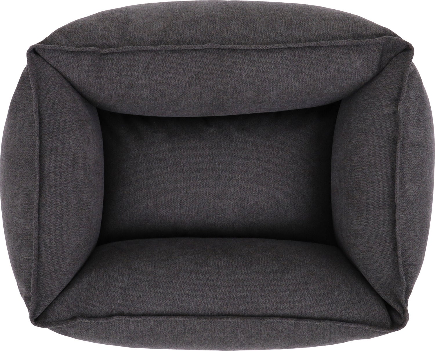 Overseas Petlife hondenmand Indy antraciet 50 x 54 x 24 cm