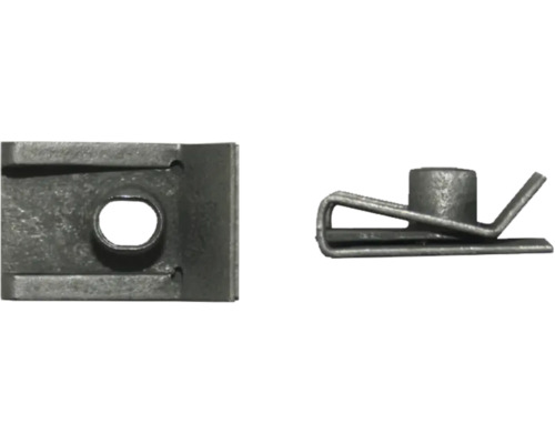 Plaatmoer M5, verzinkt, 25 stuks