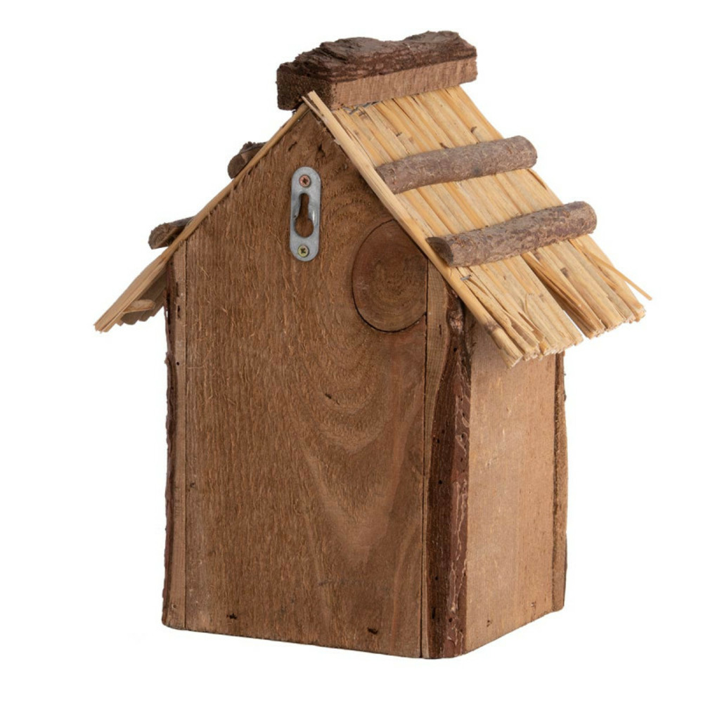 Nichoir mésange bleue - toit en paille