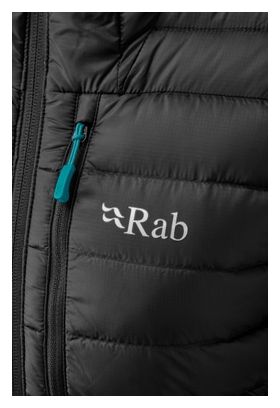 Veste en duvet Rab Microlight Alpine Noir Femme