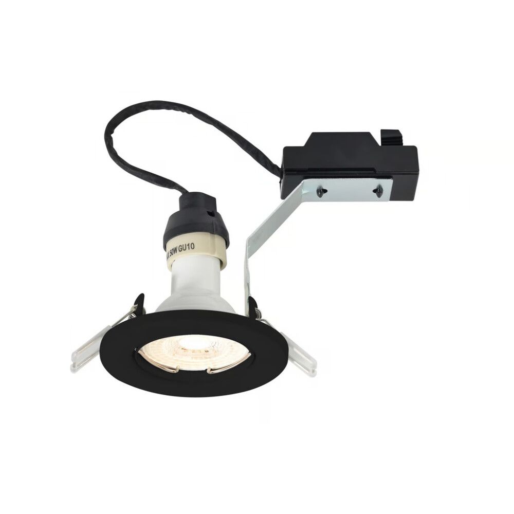 INNBYGGYGBINGSSPOTNORDLUX CANIS 3-KIT GU10 METAL SVART