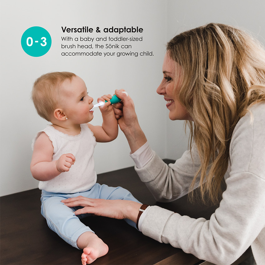 Brosse à dent électrique Sonique 2 étapes pour bébé