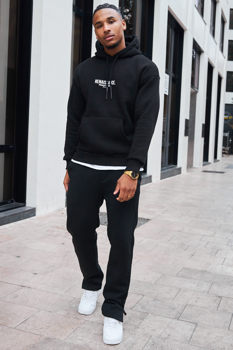 Sweat à capuche noir 