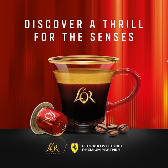 L’OR Maranello Espresso kaffekapsler (10 stk)