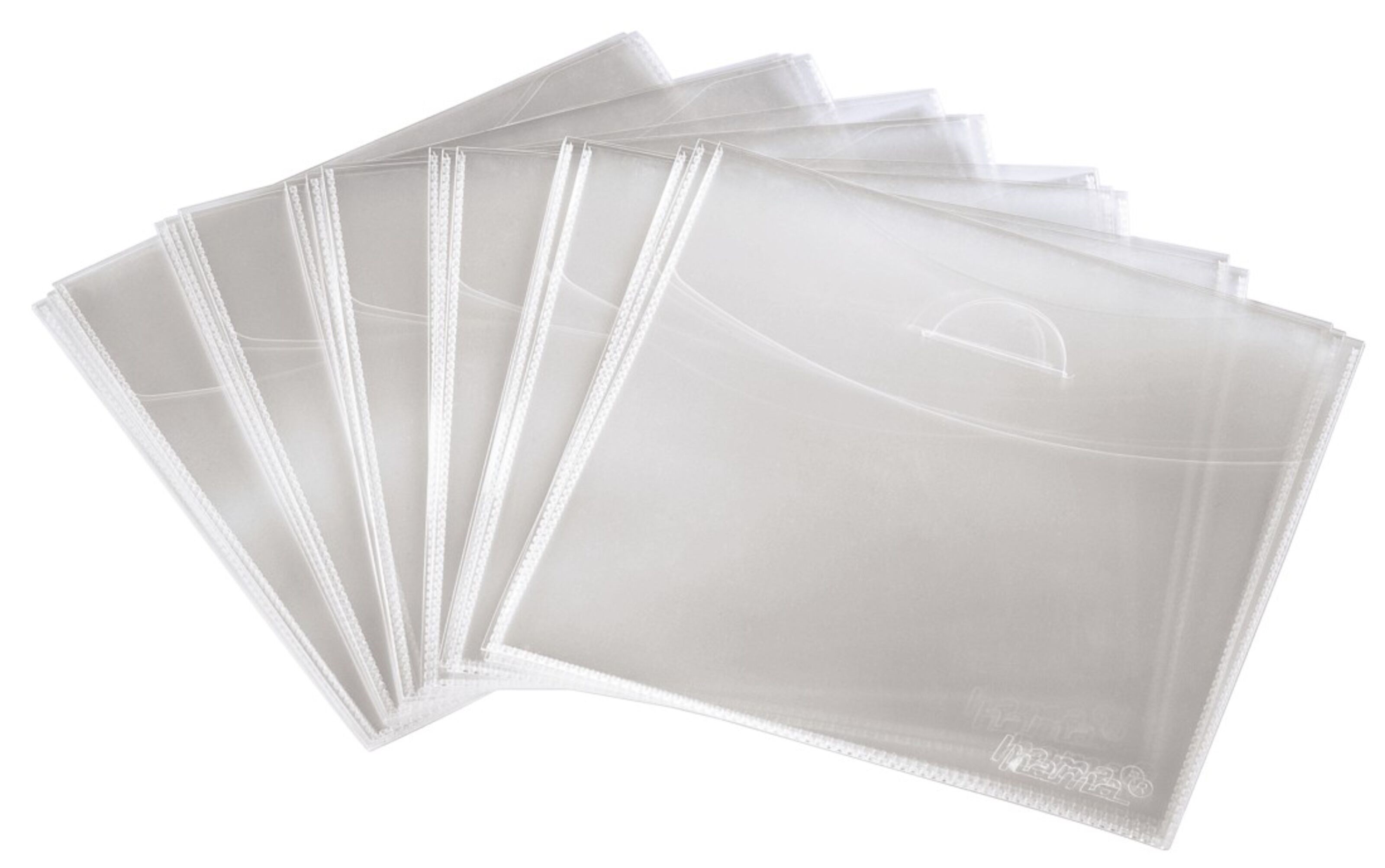 Hama CD/DVD-lomme med lokk, 50-pk.