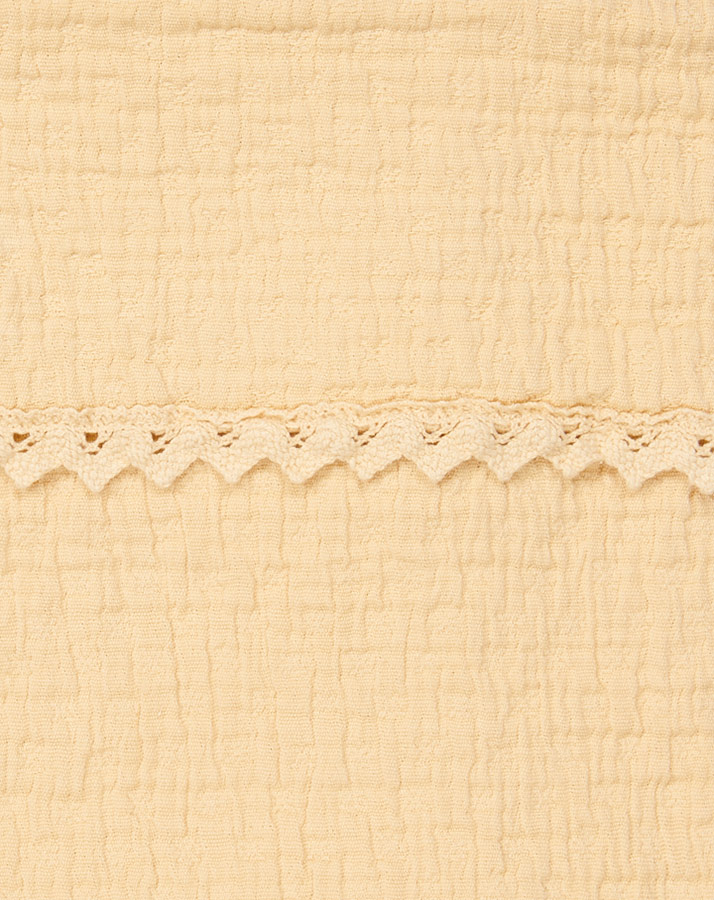 Babydecke ELBA LACE (75x100) in sahara