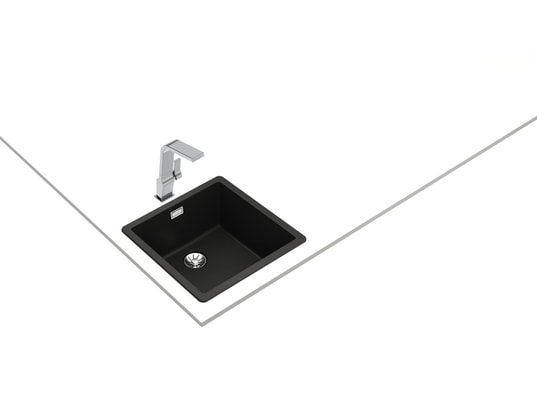 TEKA - Evier à encastrer Radea R10 40.40M-TGBKC, Double installation
