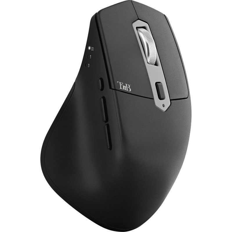 Souris sans fil semi ergonomique ICLICK TNB noire