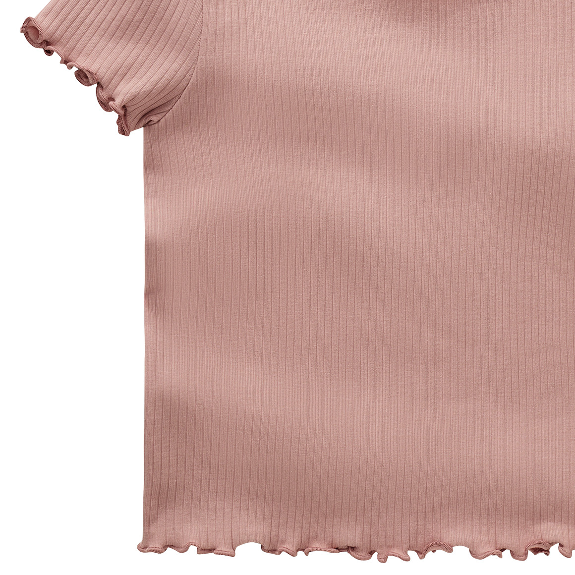 Topomini Baby T-Shirt mit Ripp-Struktur himbeer