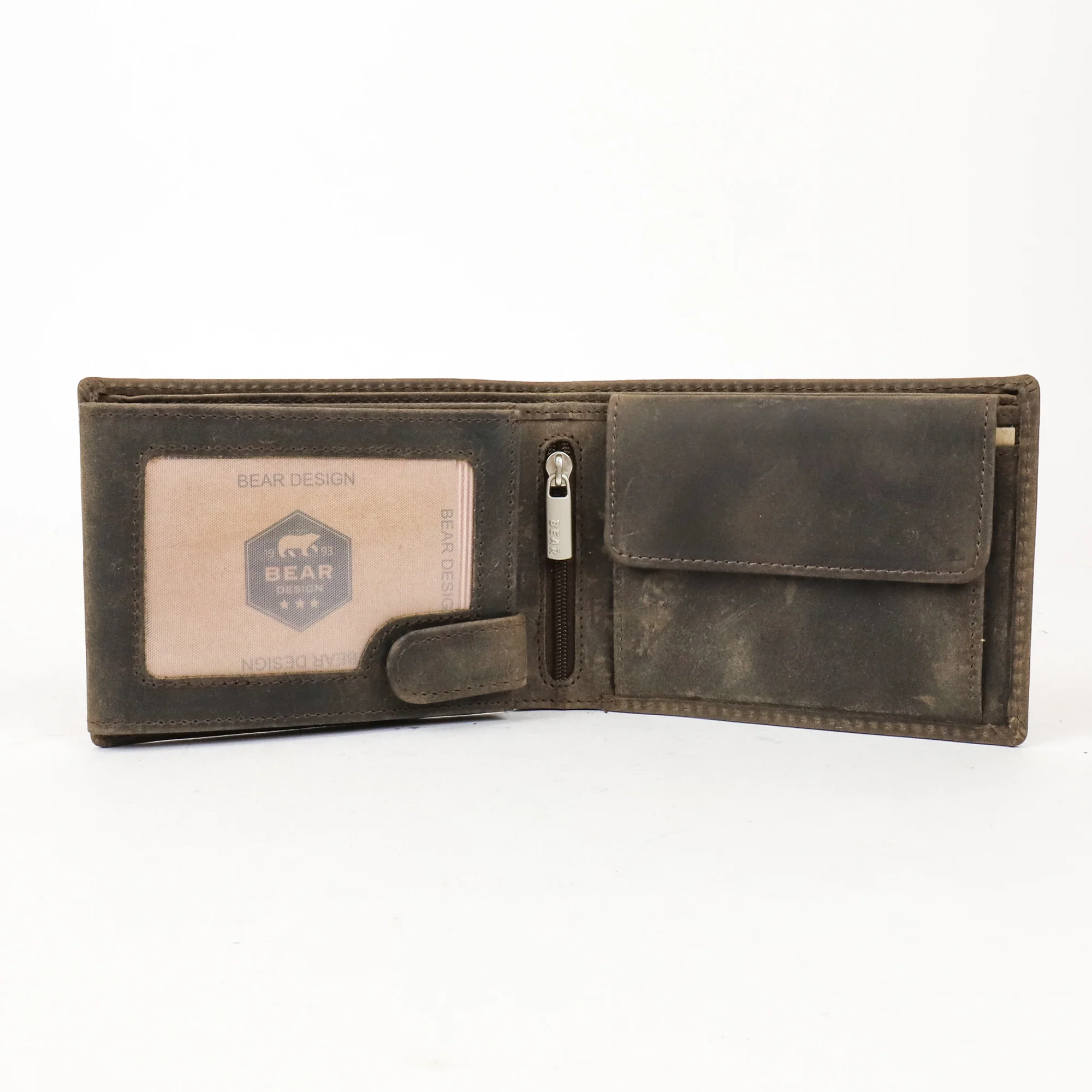 Bear Design Dark Nature Portemonnee Billfold Jan Bruin HD7254